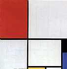 Famous Blue Paintings - Composition with Red Blue Yellow